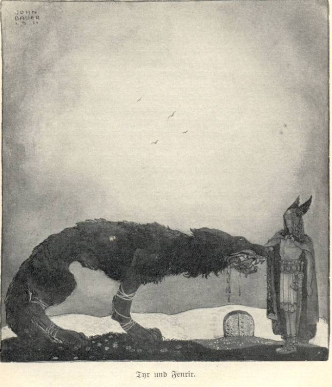 tyr_and_fenrir-john_bauer